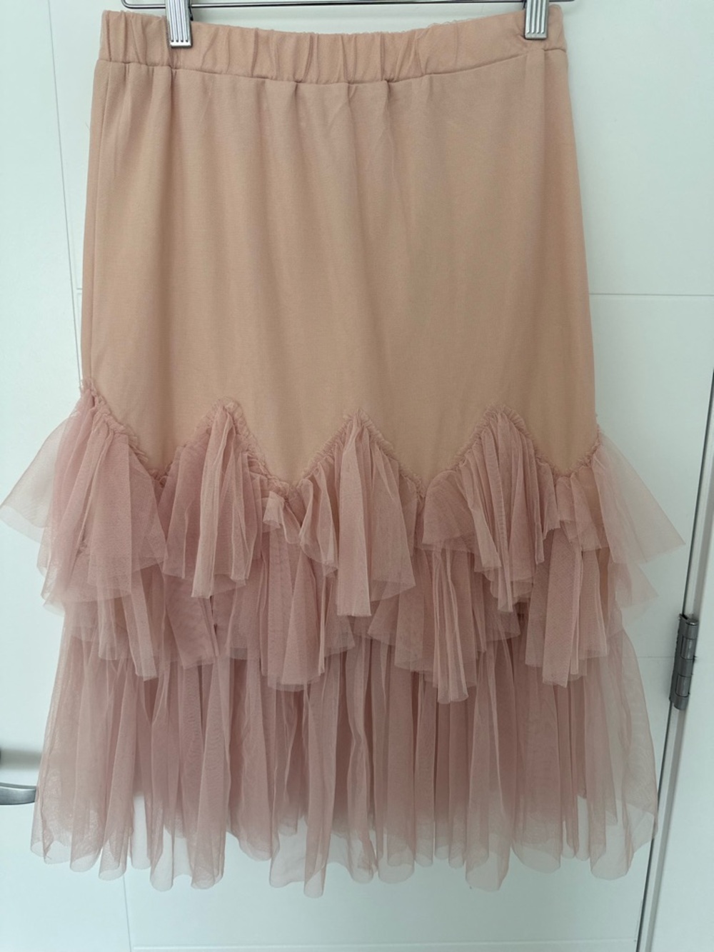 English Factory Tiered Tulle Ruffle Midi Skirt - Size Medium - Fairycore